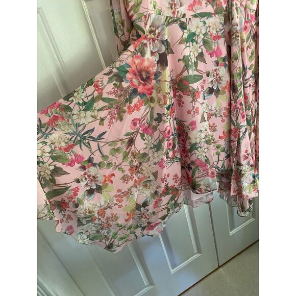 Jay Godfrey Eldon Dress, Pink Floral Pattern, Size 14, 395$ - Picture 8 of 9